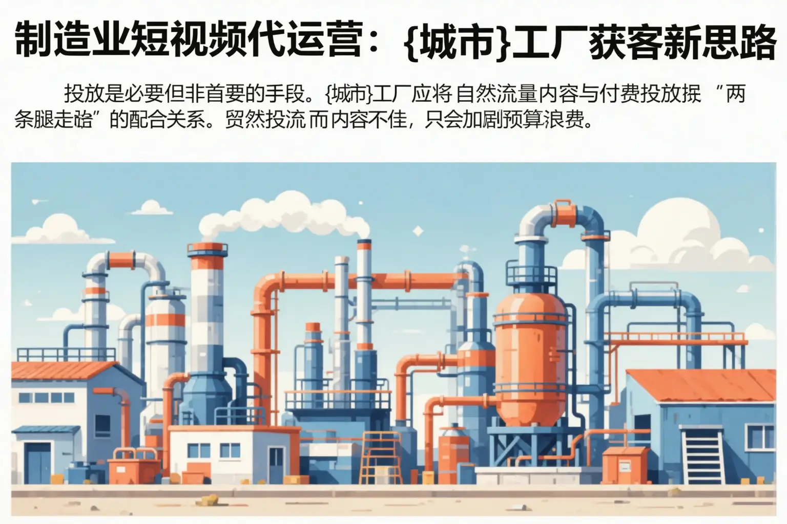 制造业短视频代运营：赣州工厂获客新思路