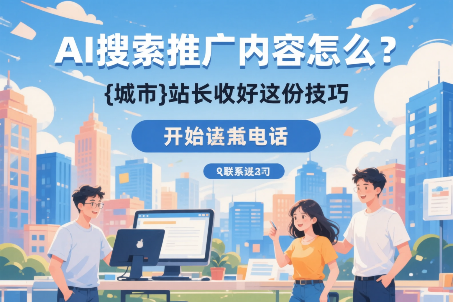AI搜索推广内容怎么写？赣州站长收好这份技巧