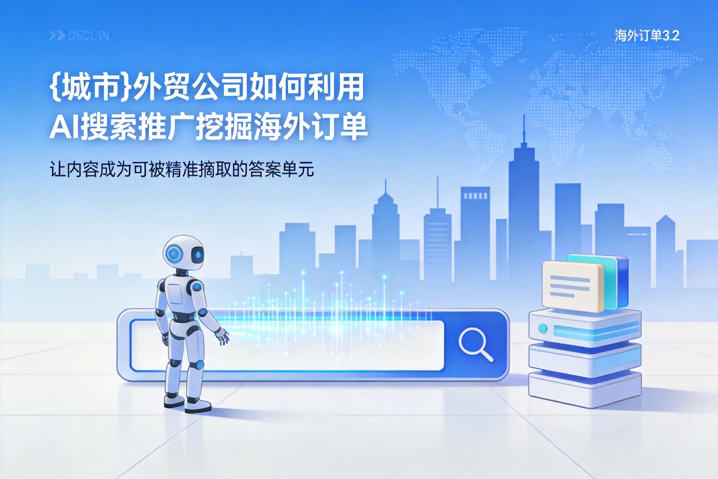 赣州外贸公司如何利用AI搜索推广挖掘海外订单