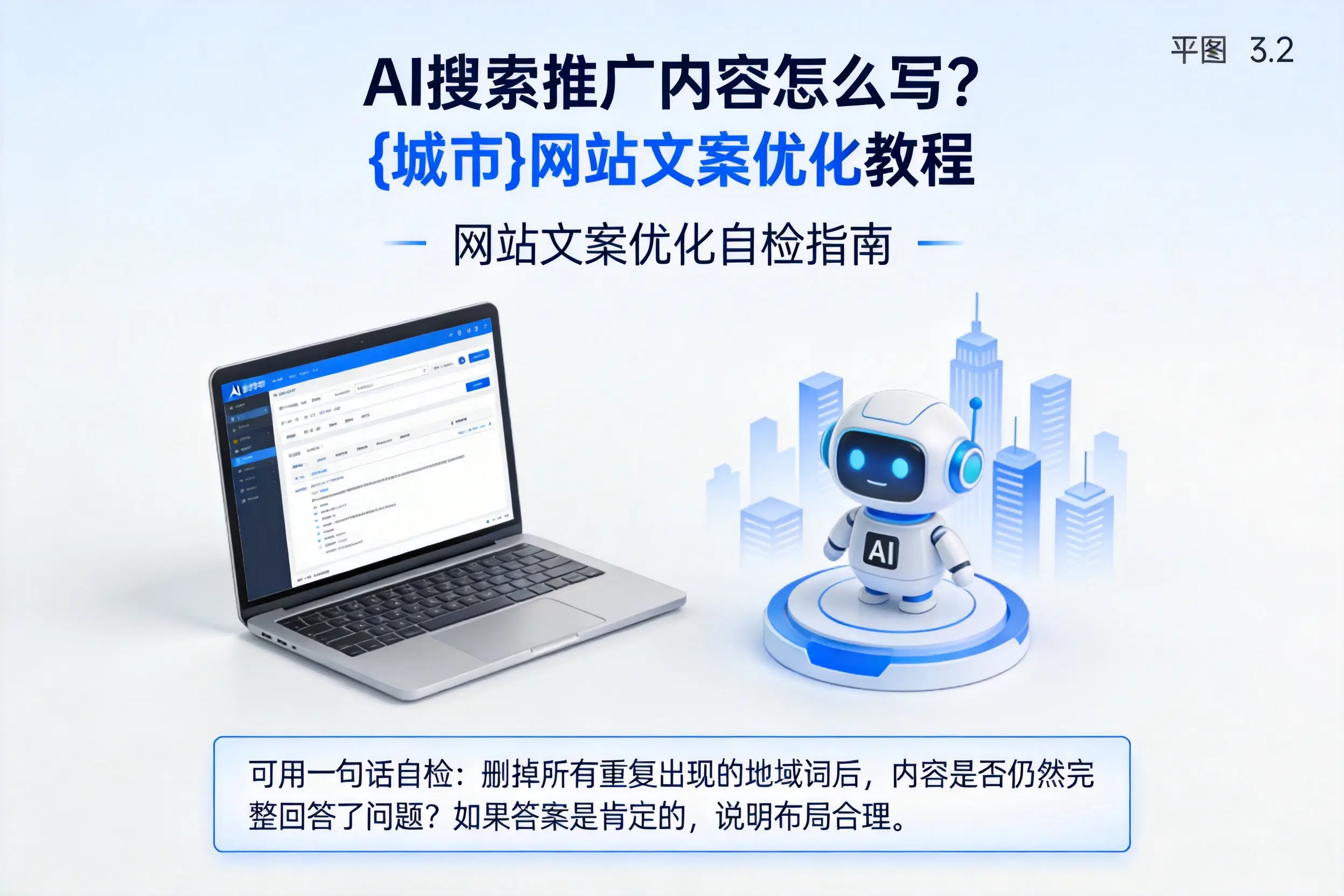AI搜索推广内容怎么写？赣州网站文案优化教程