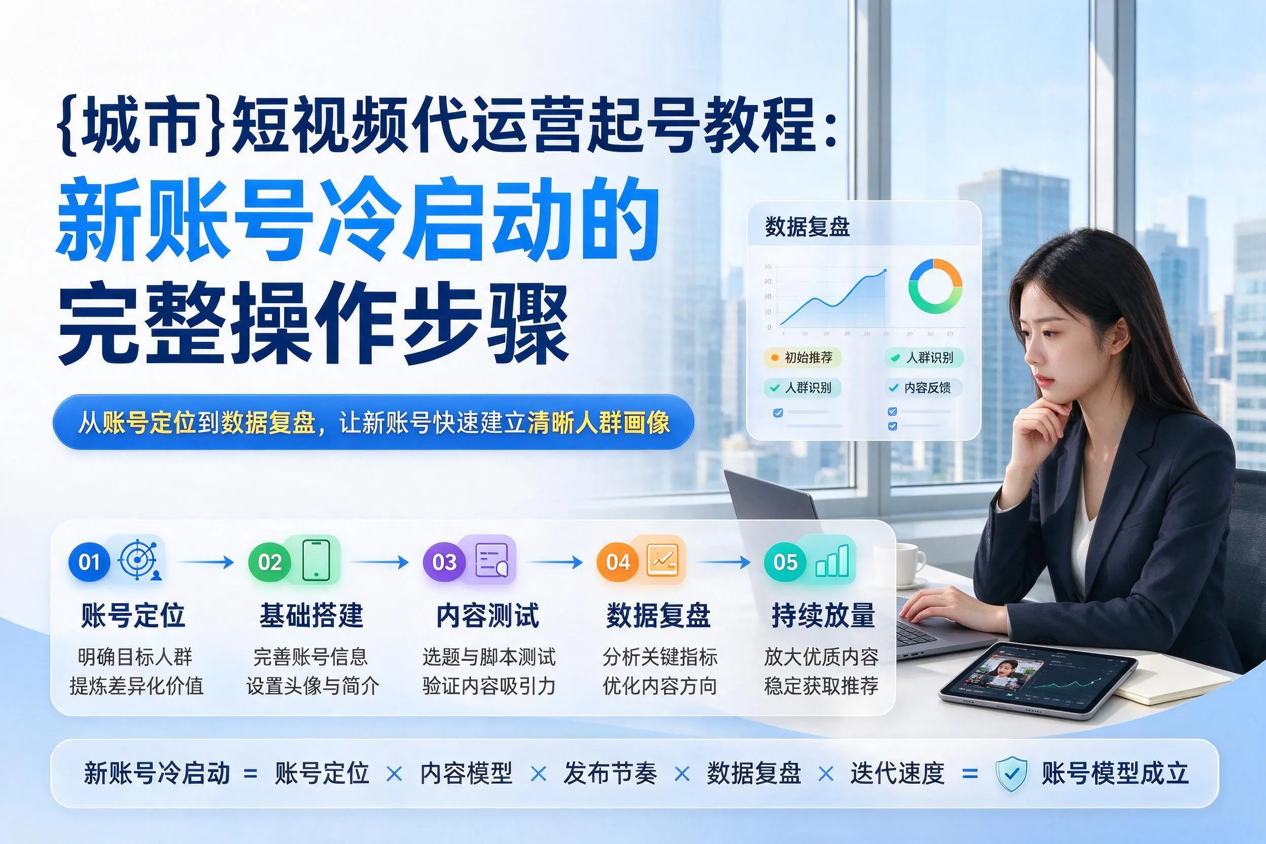 赣州短视频代运营起号教程：新账号冷启动的完整操作步骤